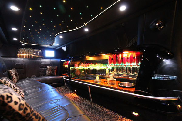 8 passenger cadillac limousine interior 2